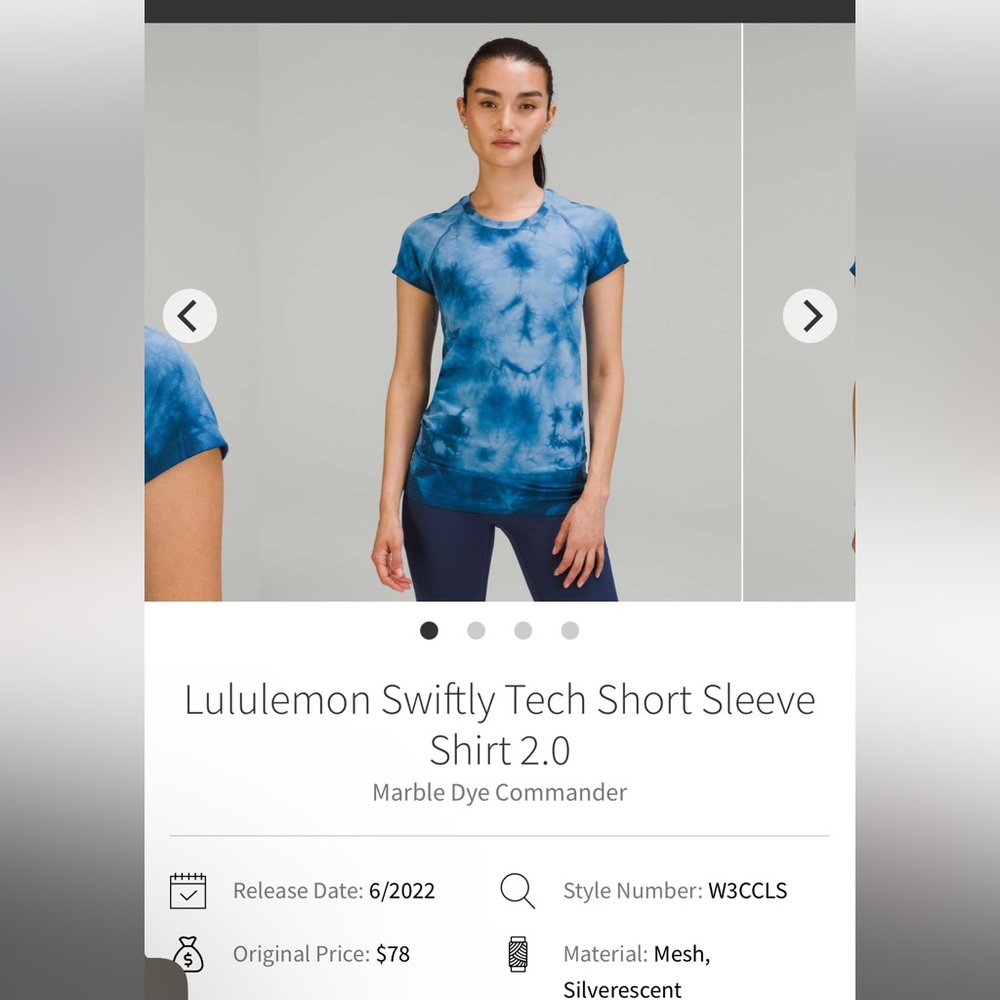 Lululemon Swiftly Tech 2.0. - Marble ***